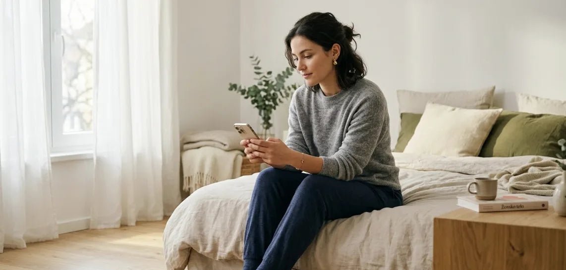 Amenoreja in izostanek menstruacije, ženska spremlja menstrualni cikel