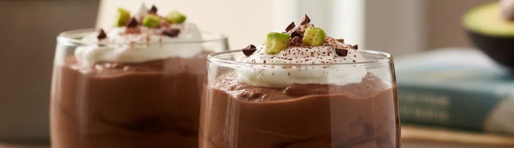 avokadov puding s smetano