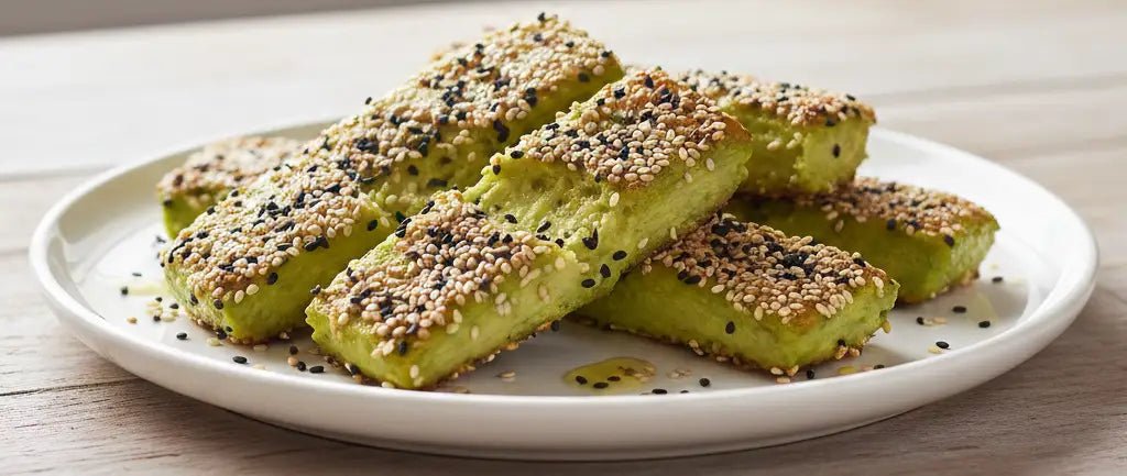 pecen avokado s sezamom