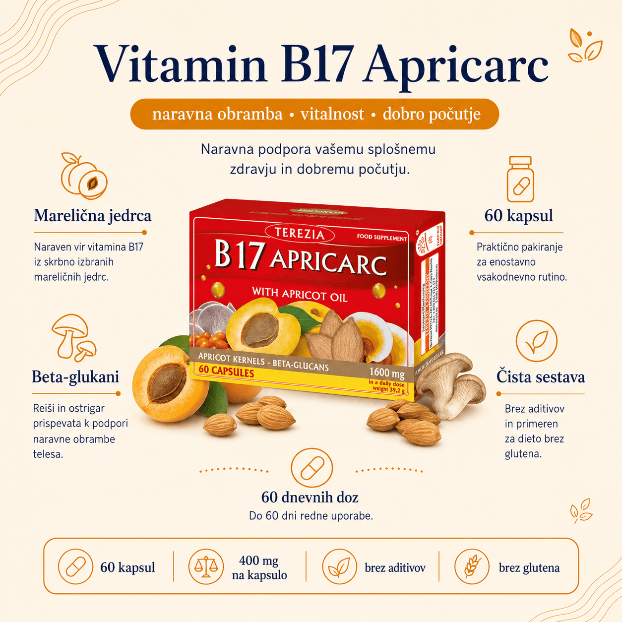 Vitamin B17 Apricarc