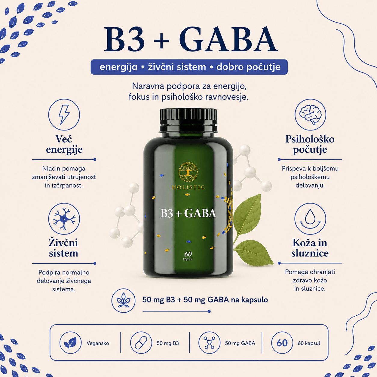 B3 + GABA