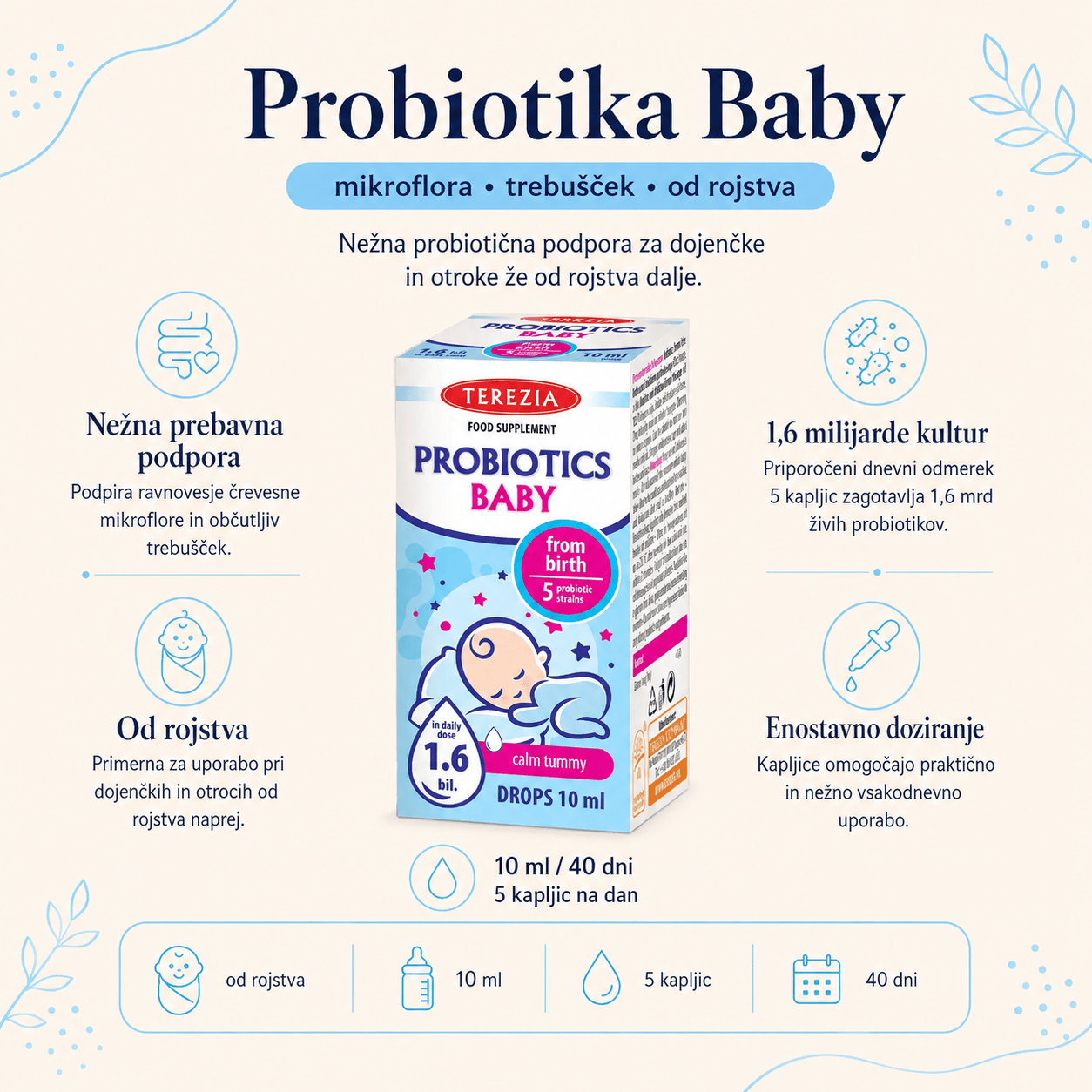 Probiotik Baby v kapljicah