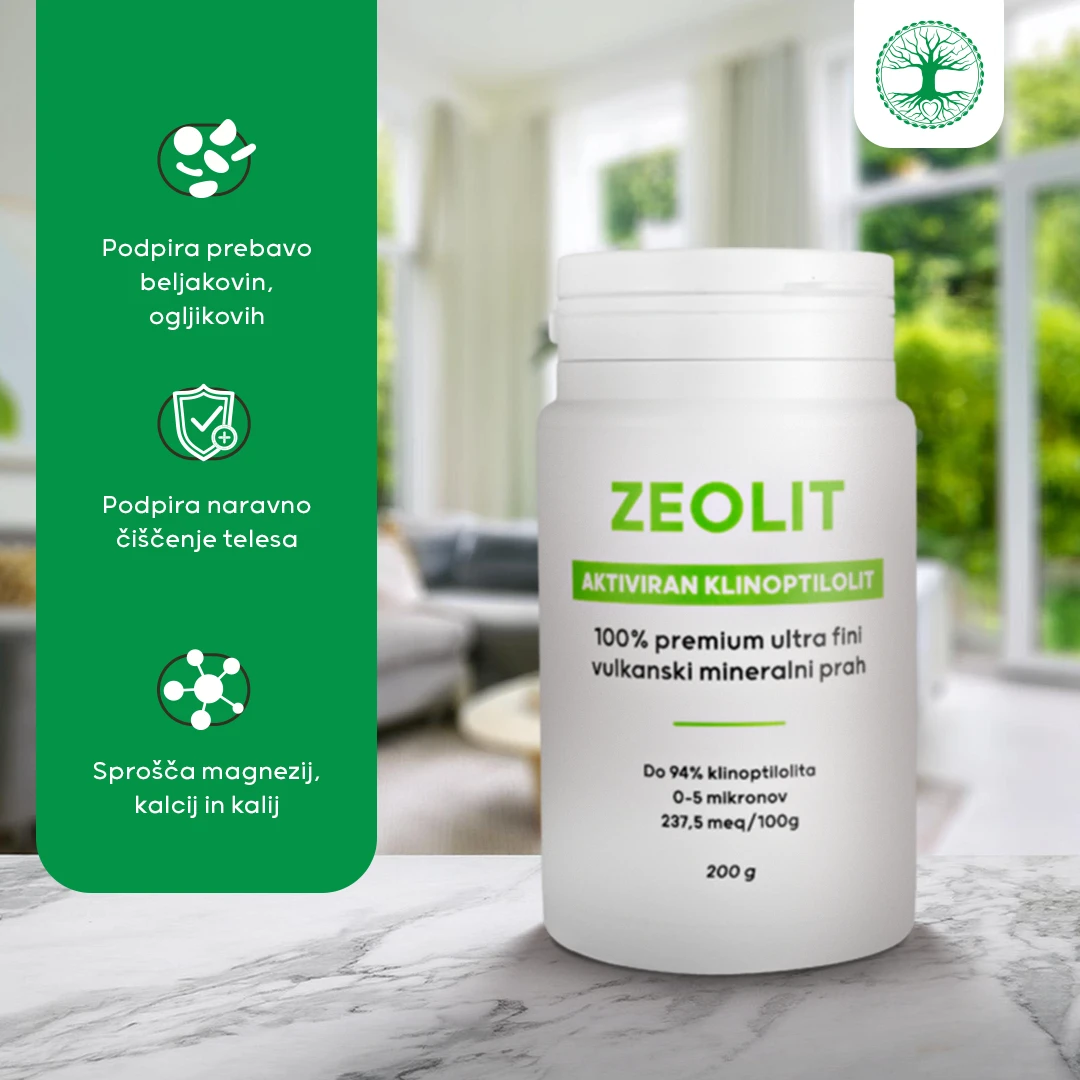 Zeolit - Aktiviran Klinoptilolit, 200g