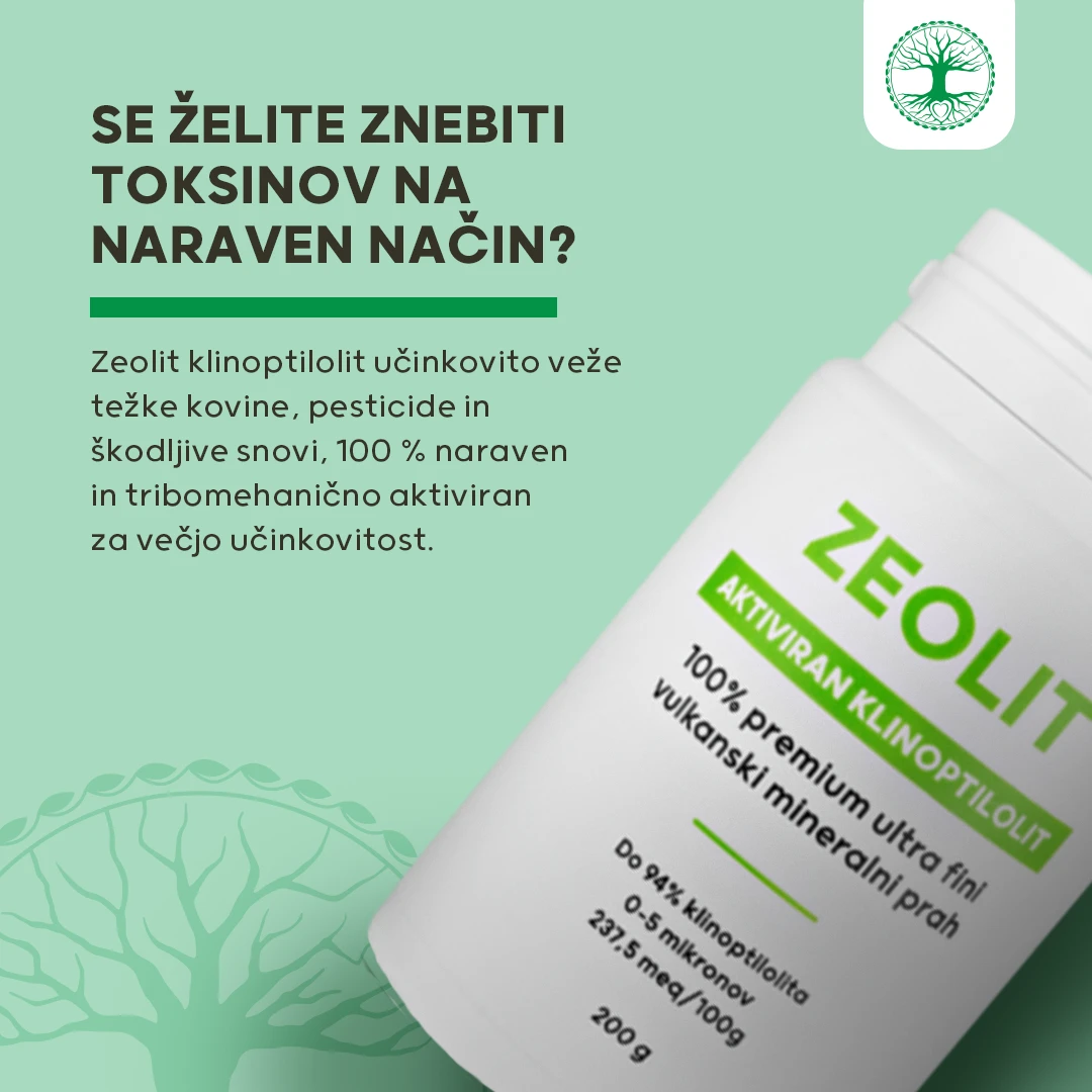 Zeolit - Aktiviran Klinoptilolit, 200g