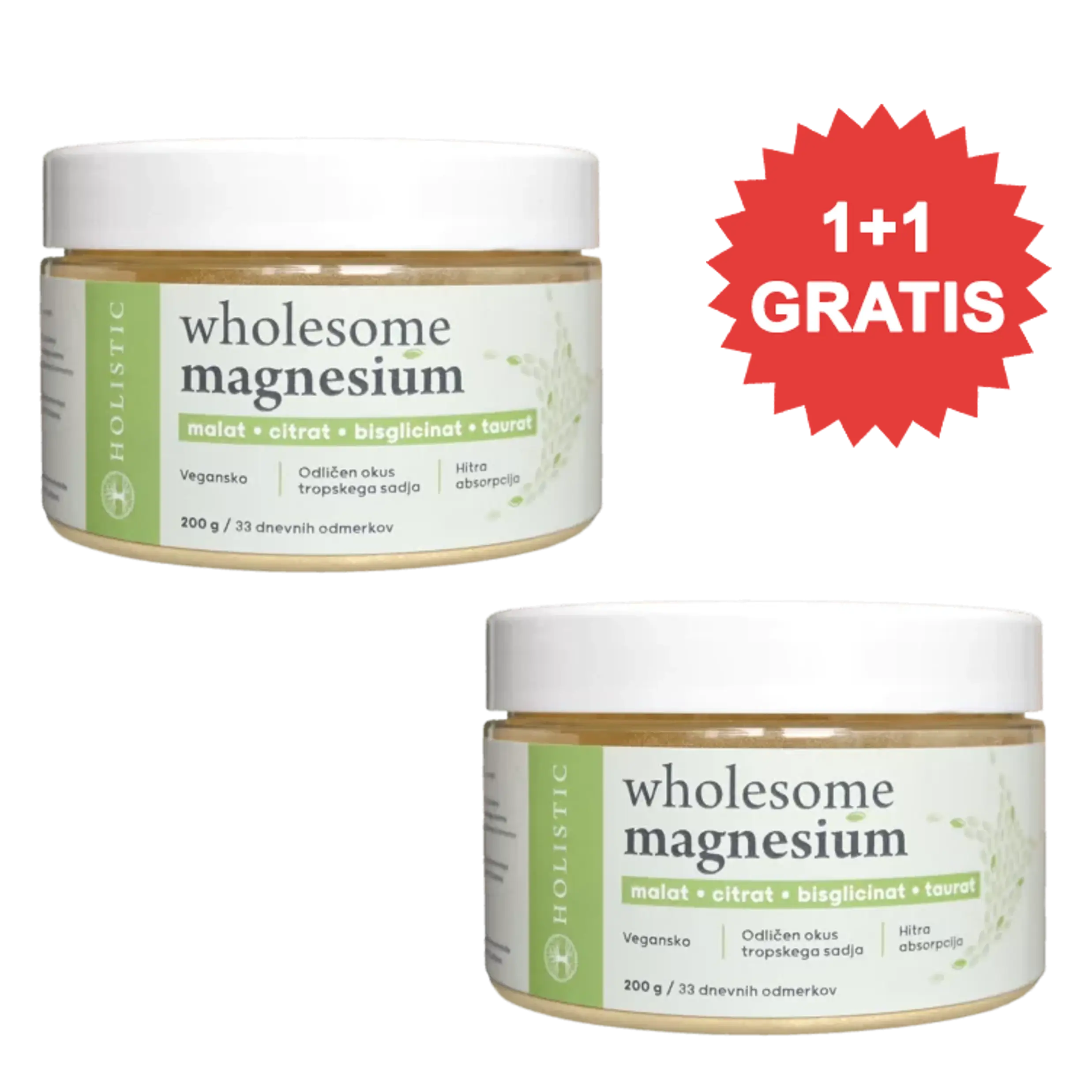 Magnezij - Wholesome Magnesium: Tropski napitek za sproščanje energije, zmanjšanje utrujenosti in podporo mišicam. AKCIJA: 1+1 GRATIS