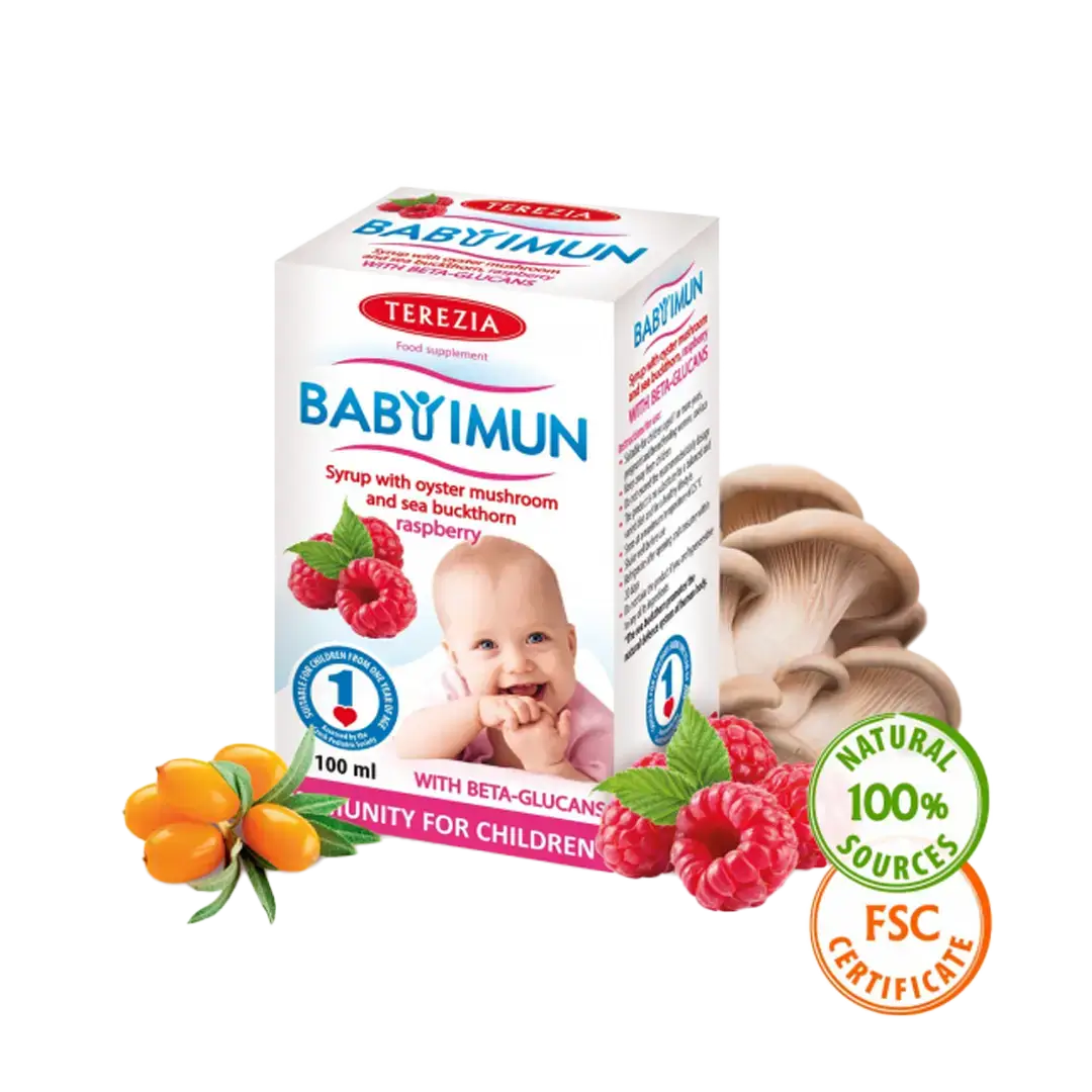 Baby Imun - sirup za otroke z okusom maline