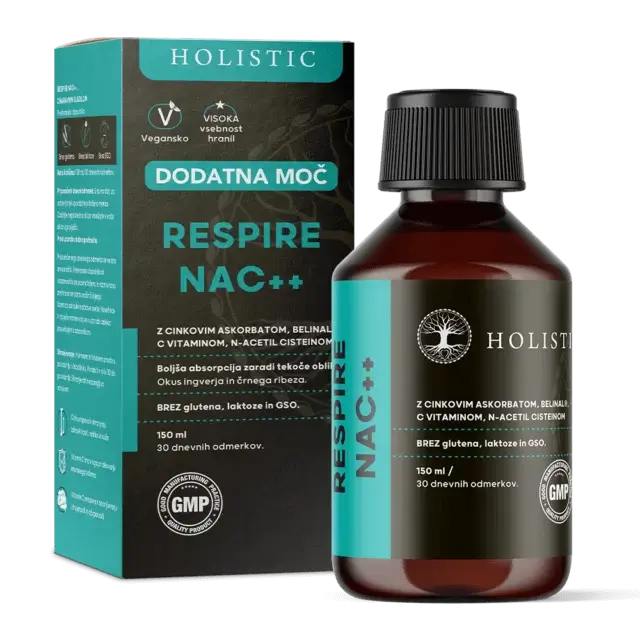 Respire NAC++: Tekoče prehransko dopolnilo za imunski sistem* in počutje*