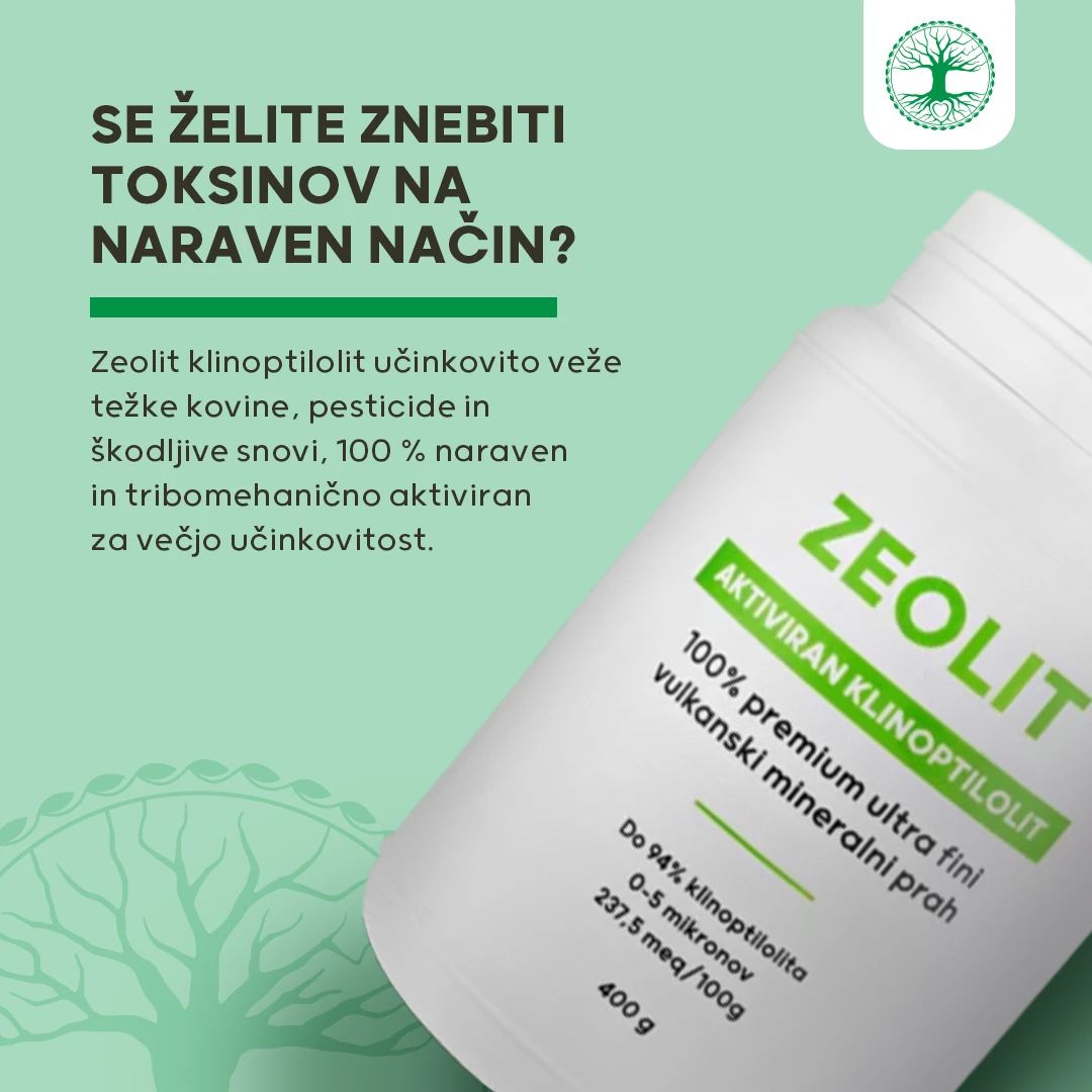 Zeolit - Aktiviran Klinoptilolit, 400g