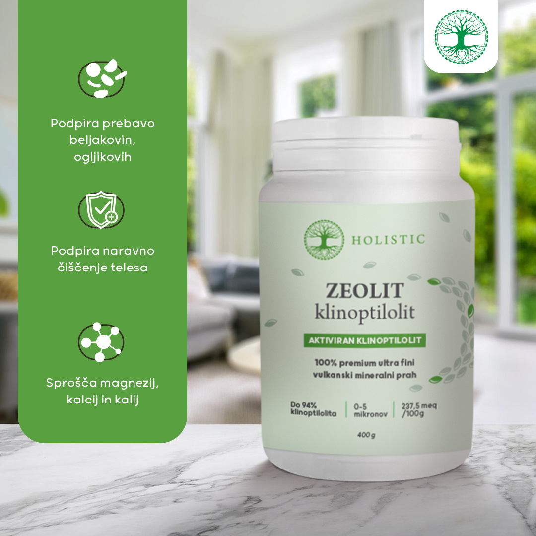 Aktiviran klinoptilolit-zeolit v prahu, 400 g