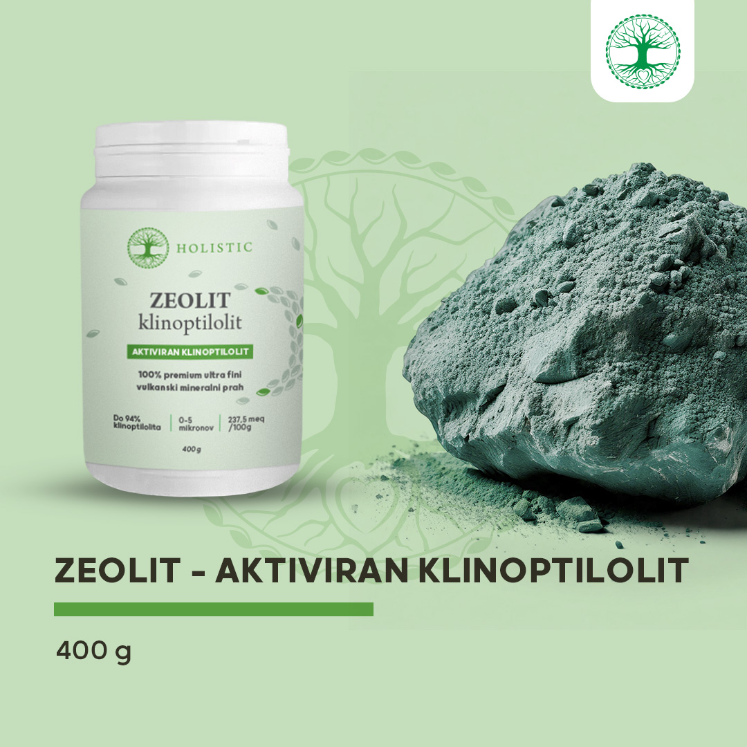 Aktiviran klinoptilolit-zeolit v prahu, 400 g