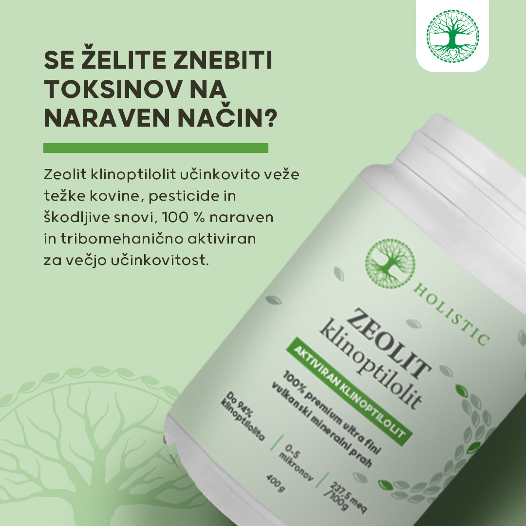 Aktiviran klinoptilolit-zeolit v prahu, 400 g