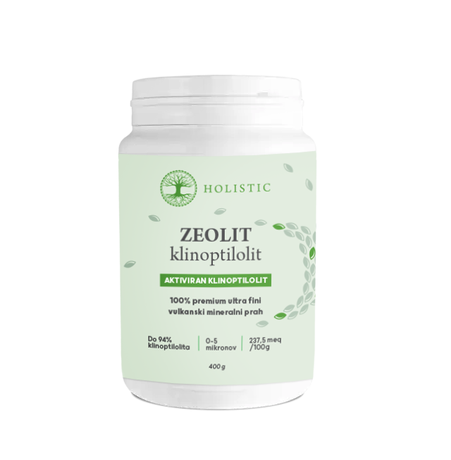Zeolit v prahu - 400g: Naravni mineralni prah brez dodatkov