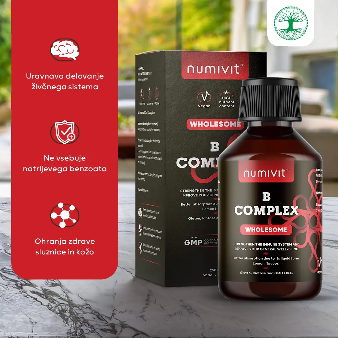 B kompleks v tekočini