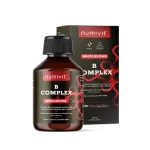 B kompleks v tekočini: Prehransko dopolnilo za 62 dni, podpora živčnega in imunskega sistema ter izboljšanje počutja