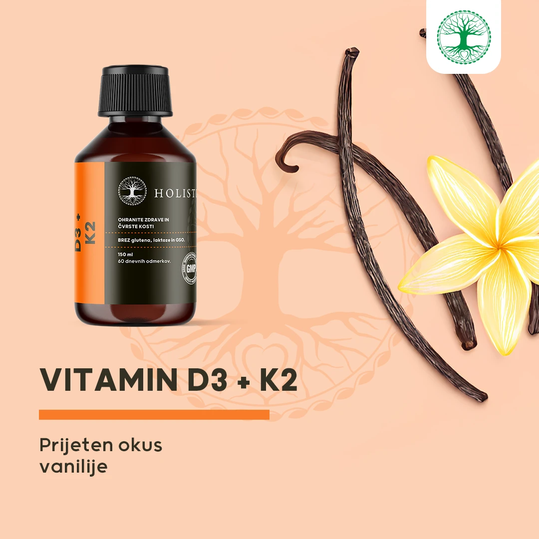 Vitamin D3 + K2 v tekočini