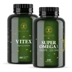 Paket Super Omega 3 & Vitex: Za podporo hormonskemu ravnovesju in zdravemu srcu