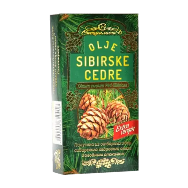 Olje sibirske cedre