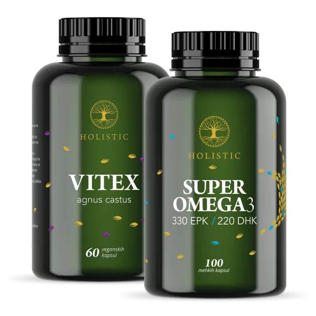 Celostna podpora za vaše zdravje: Paket Super Omega 3 + Vitex - Agnus Castus